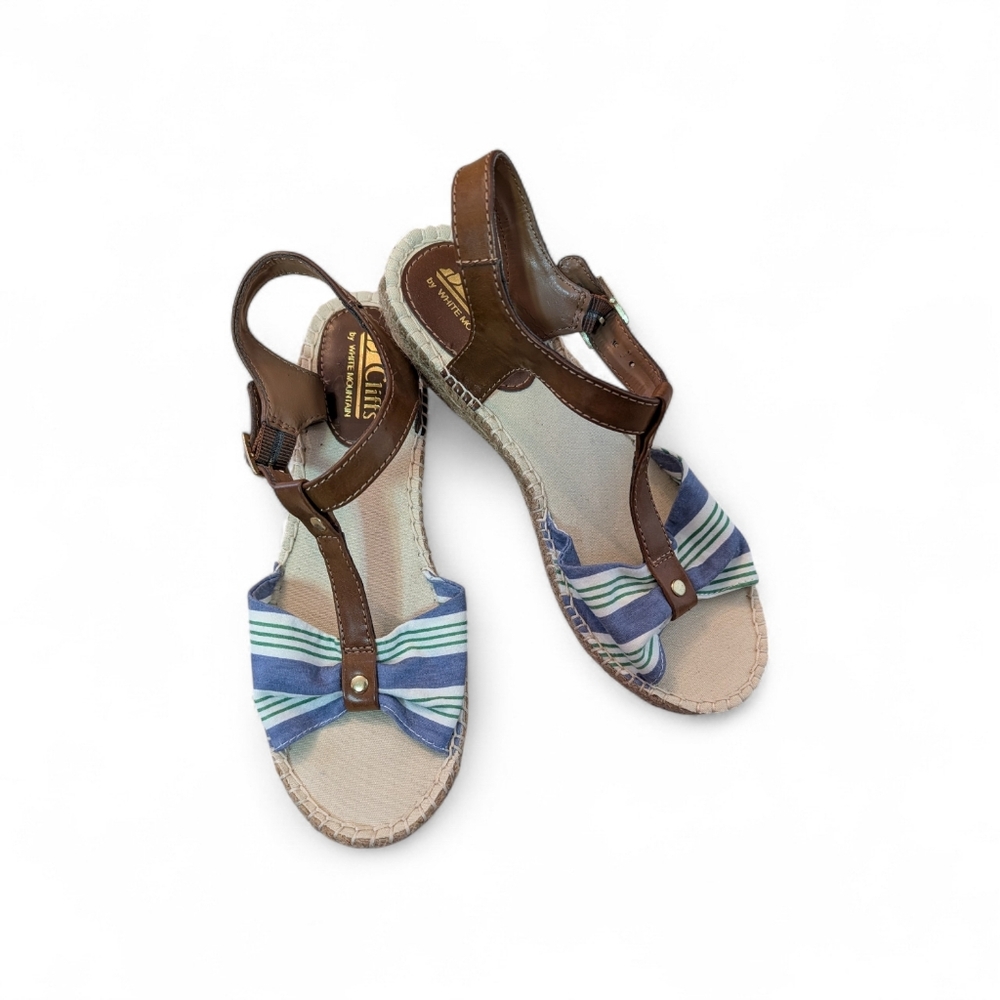Cliffs By White Mountain Cheerio T-strap Espadrille Sandals